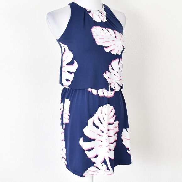 Tori Richard Fia Halter Palm Printed Dress - XS - Picture 7 of 8